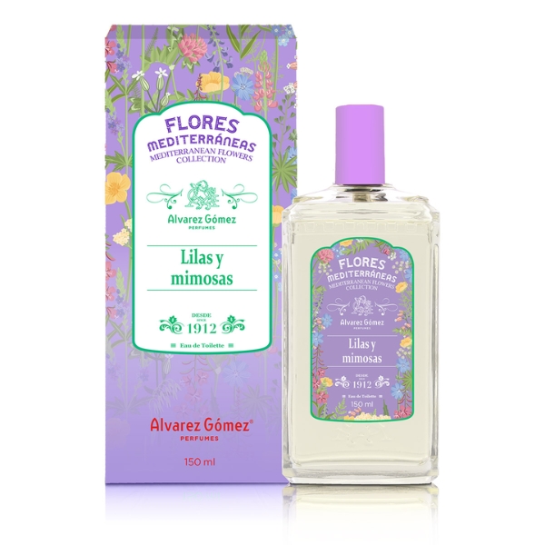 FRASCO 150 ML A.G F. MEDITERRANEAS LILAS Y MIMOSAS