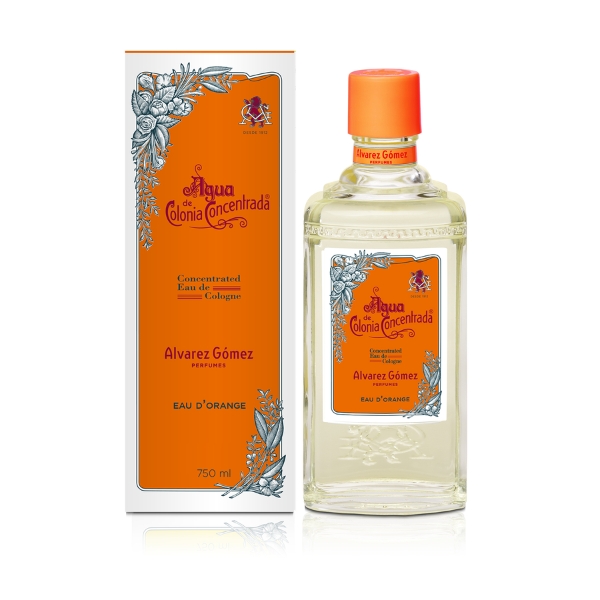 FRASCO 750 ML A.GOMEZ AGUA COLONIA ORANGE