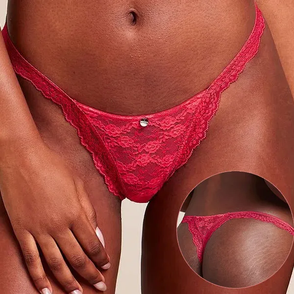 Calcinha Fio Dental Em Renda