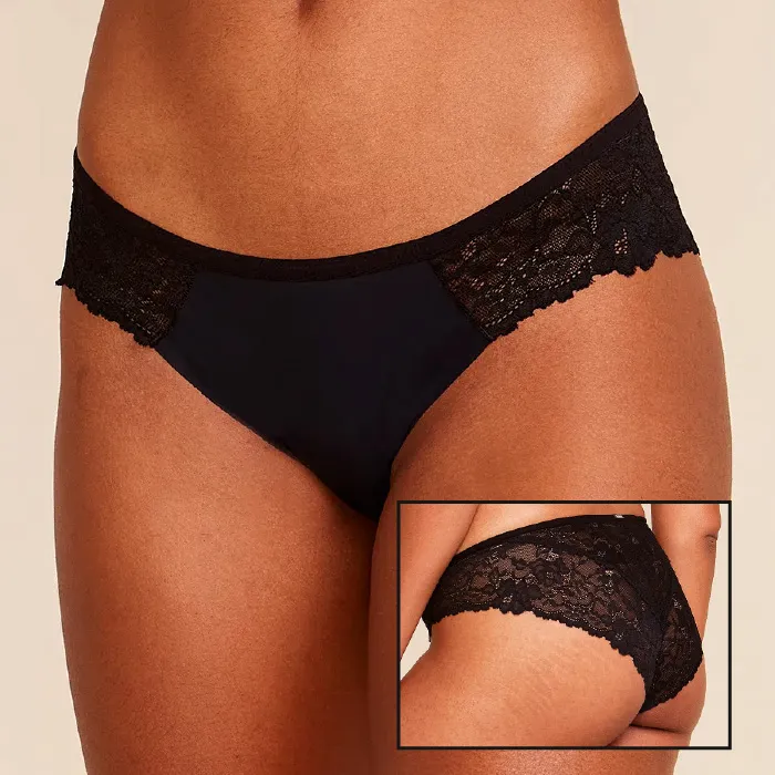 CALCINHA TANGA BRASILEIRA INVIS?VEL COM RENDA