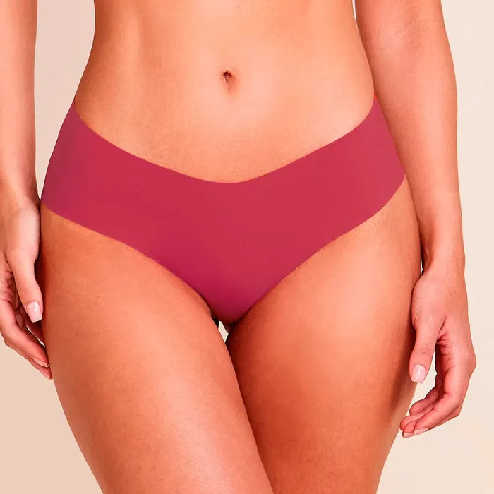 CALCINHA TANGA BRASILEIRA EM MICROFIBRA NUDE