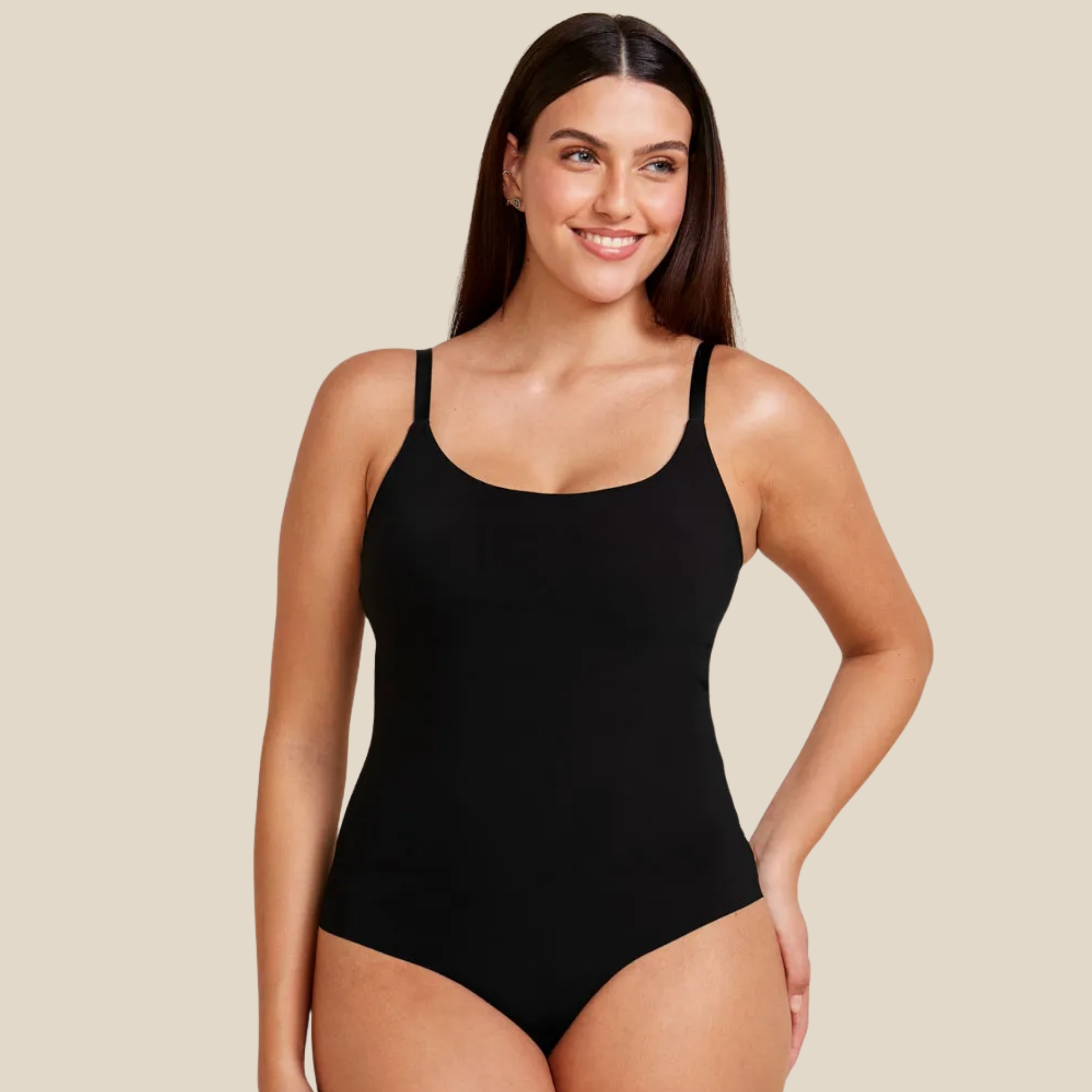 BODY ALÇAS FINAS EM MICROFIBRA