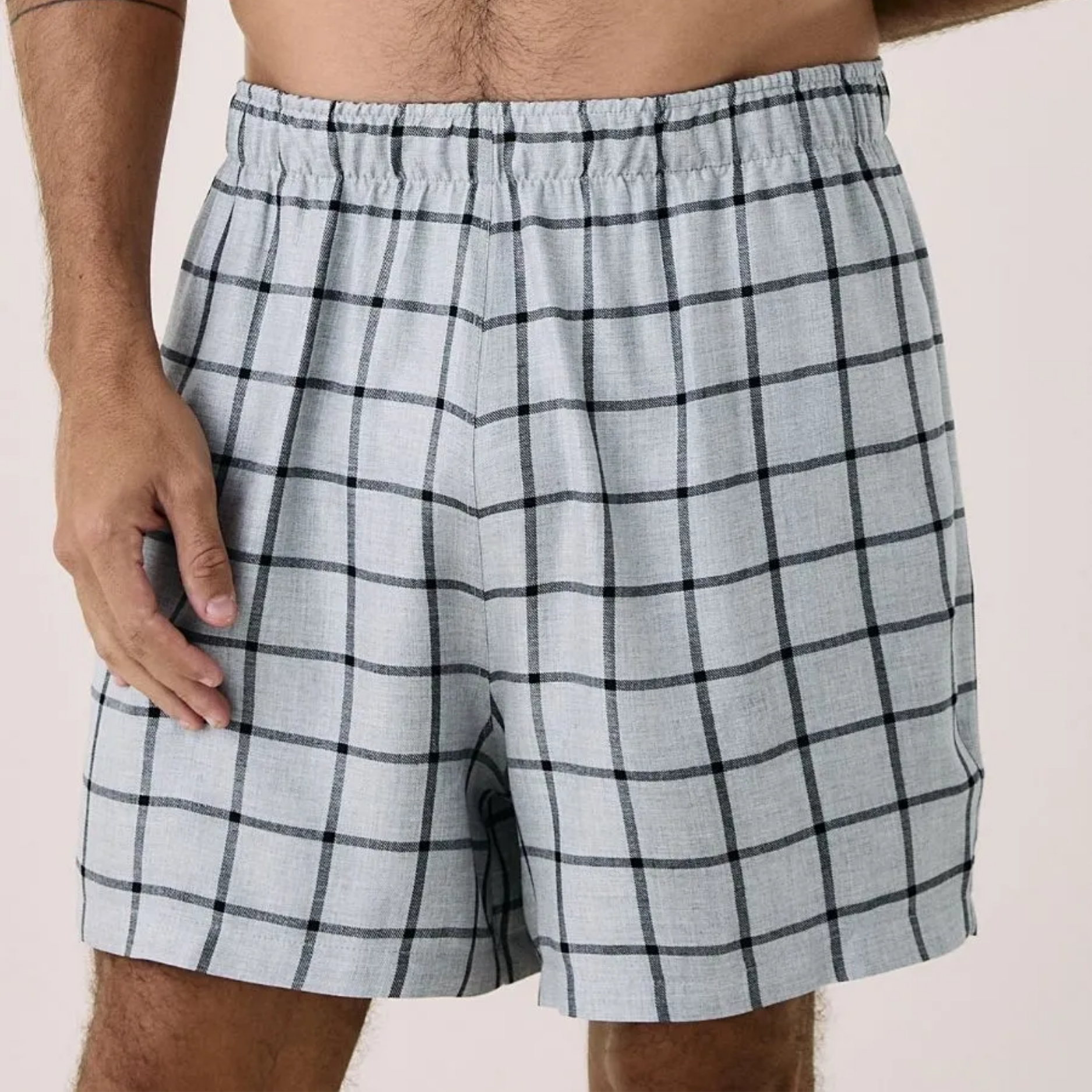SHORT MASCULINO EM VISCOSE ESTAMPADA
