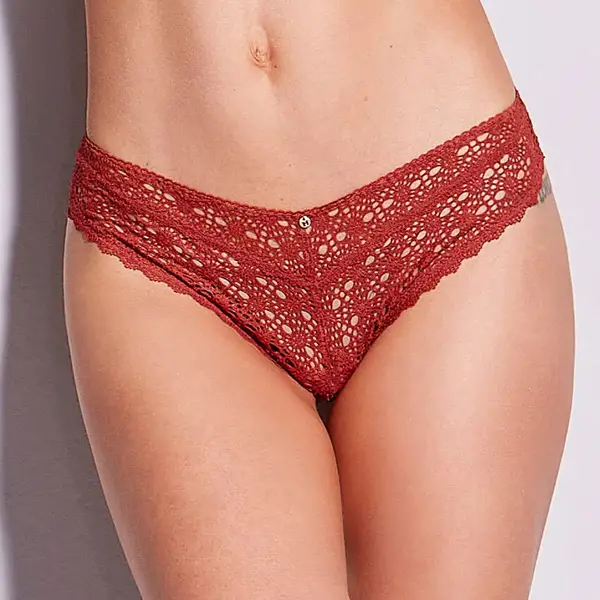 CALCINHA TANGA BRASILEIRA EM RENDA