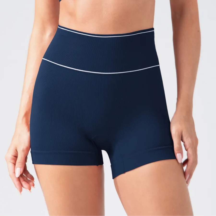SHORTS FIT CÓS ALTO SEM COSTURA