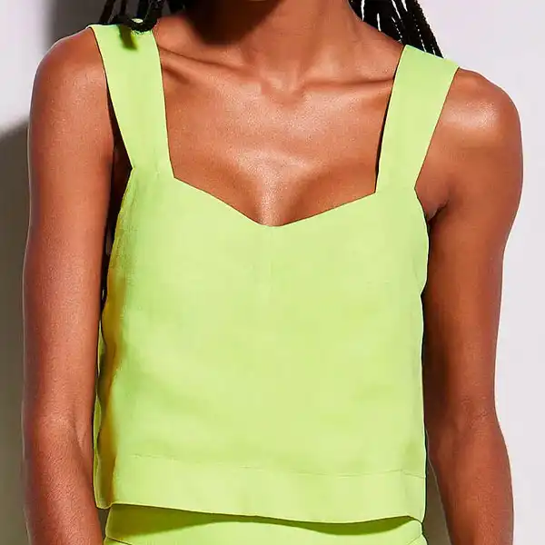 REGATA CROPPED EM LINHO