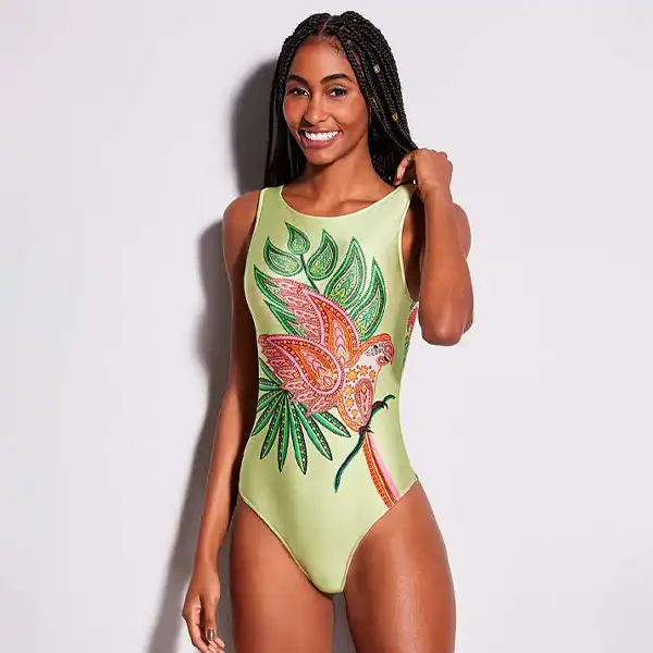MAI? REGATA COM BOJO ARARA PAISLEY