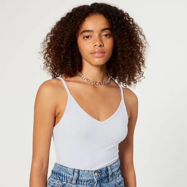 Ribbed crop top