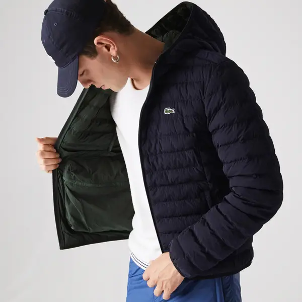 Lightweight Foldable Hooded Water-Resistant Puffer Coat