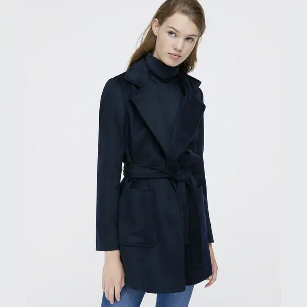 Shortrun - Pea Coat, Midnight Blue, 38