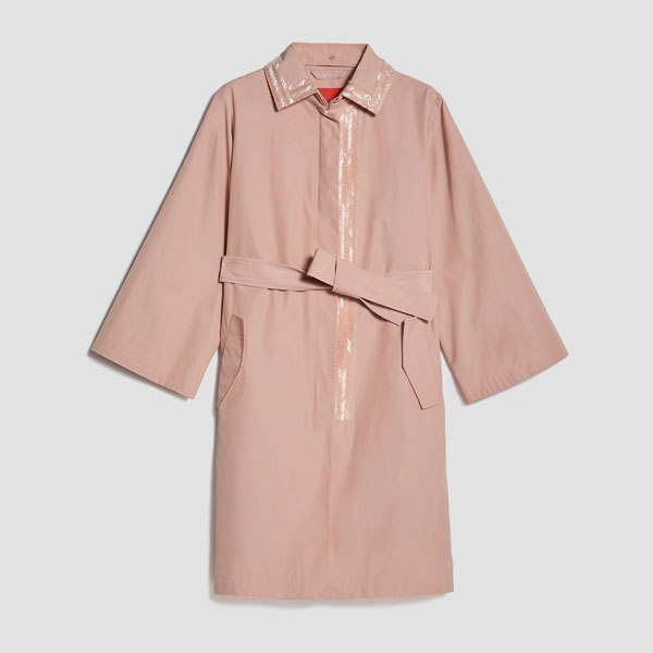 Toledo - Trench Coat With Beaded Embroidery, 38