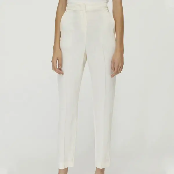 Lucano - Satin Jacquard Trousers, Cord, 44
