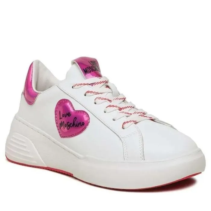 Sneakerd.Star50 Vit.Bian/Olog.Fuxia