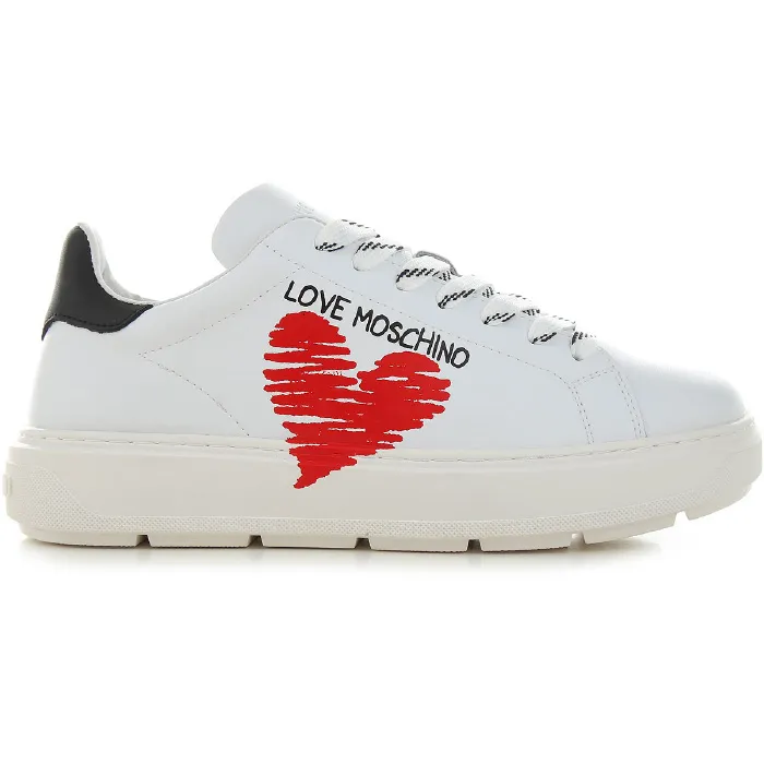 SNEAKERD.BOLD40 VITELLO BIANCO+NERO