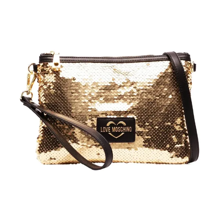 BORSA PAILLETTES CIPRIA+PU NERO