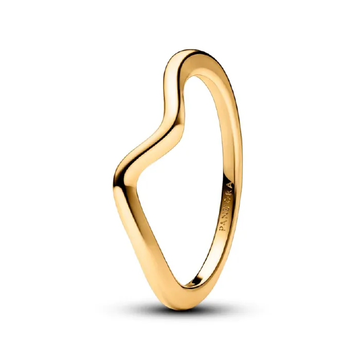 Wave 14K Gold-Plated Ring