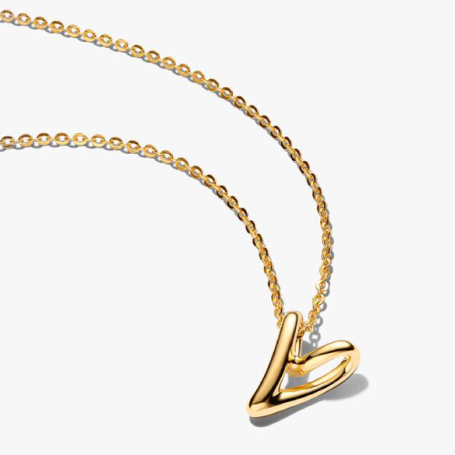 Necklace with pendant (heart small scale)