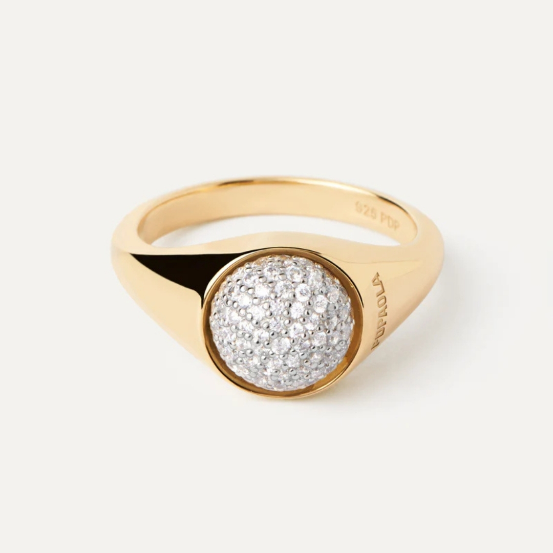 AN Pavé Moon Ring 14
