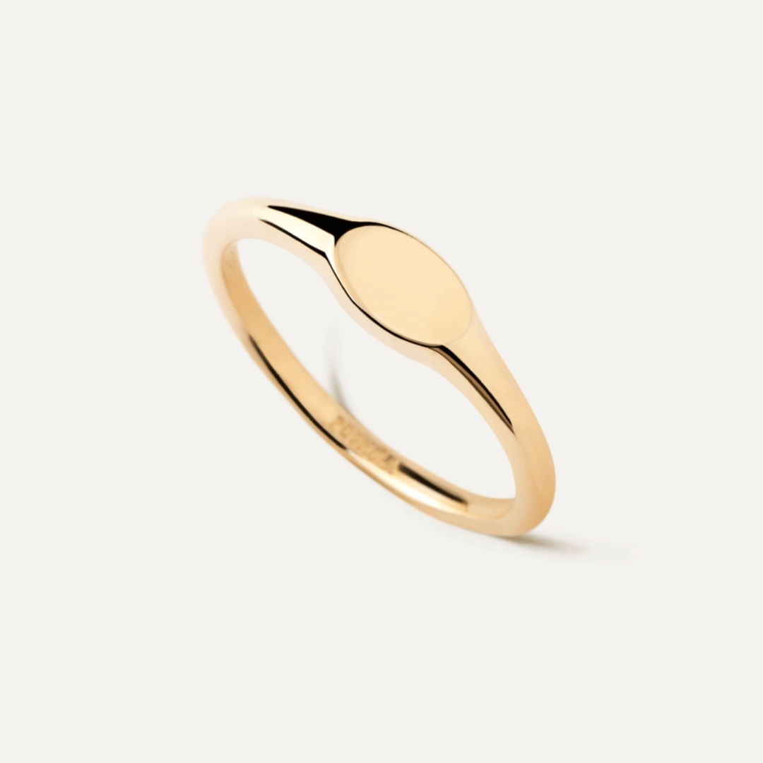 AN Oval mini stamp ring 14