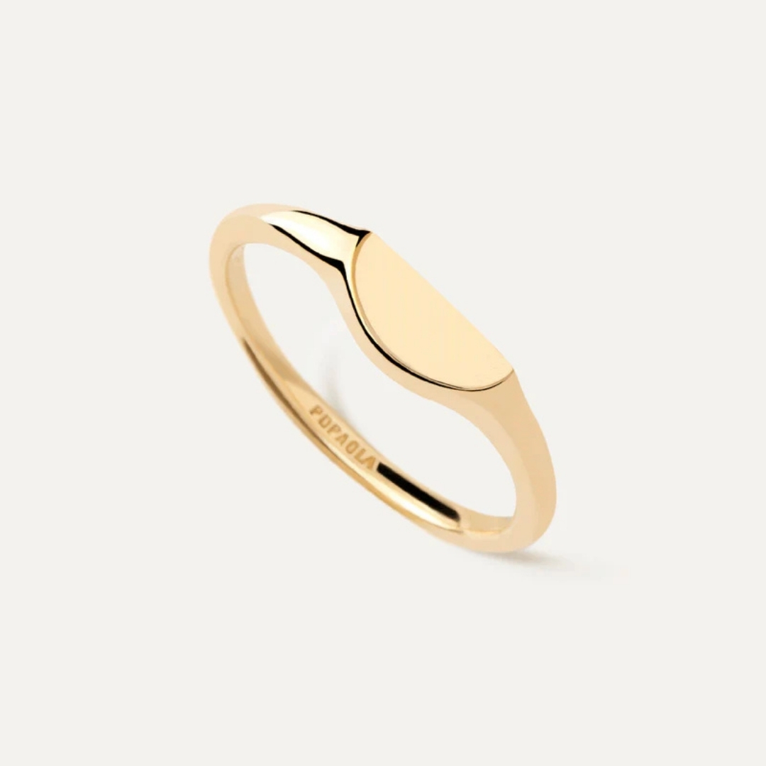 AN Half Circle mini stamp ring 14