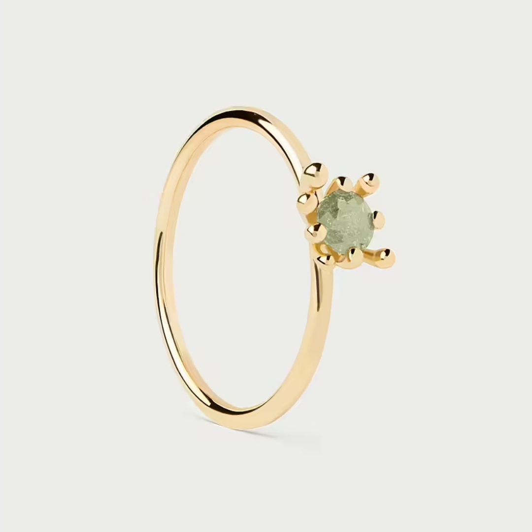 AN Green Fleur ring 14