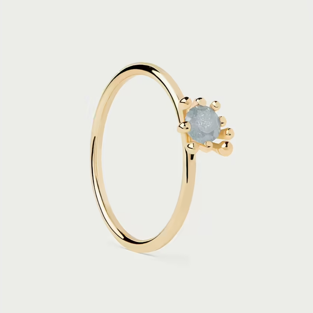 AN Grey Fleur ring 14