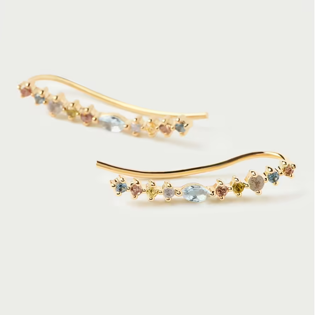 AR Lotus climbing earrings U