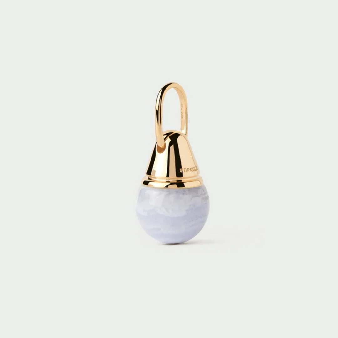 PE Blue lace agate Riviera pendant U