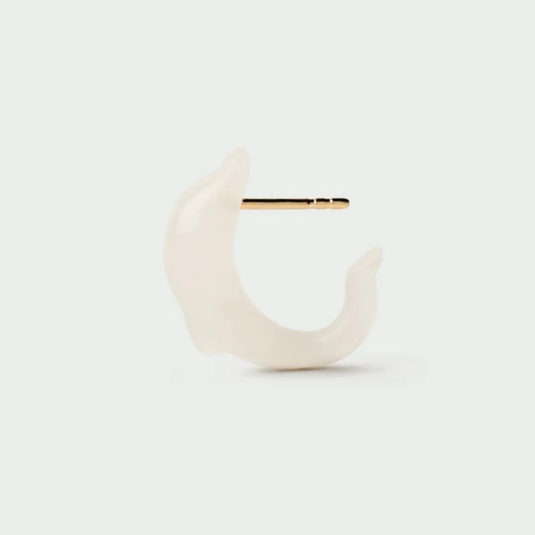 Quartz Dolphin ear piercing