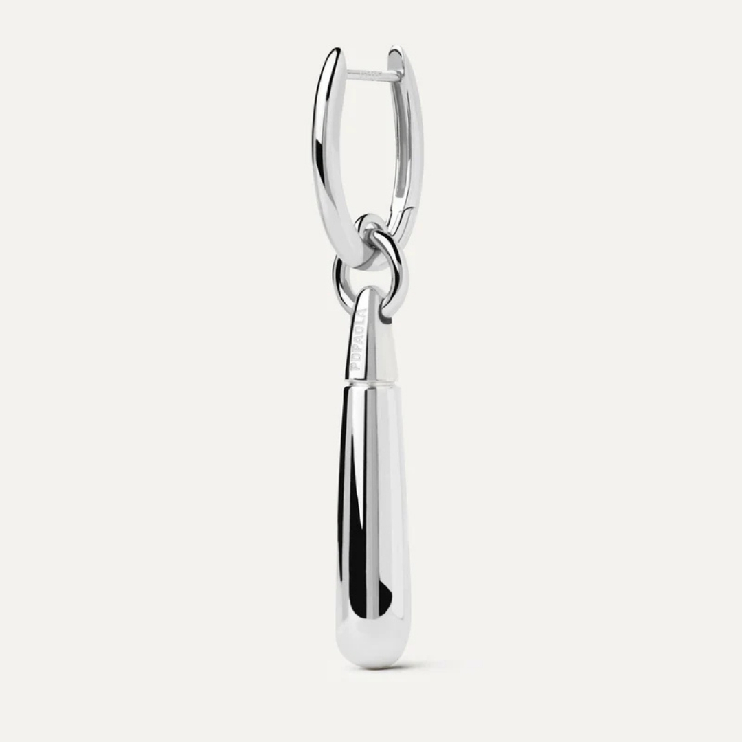 PG Large Jupiter Silver Single Hoop U
