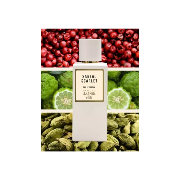 FRASCO 100 ML SAPHIR ELITE SANTAL SCARLET