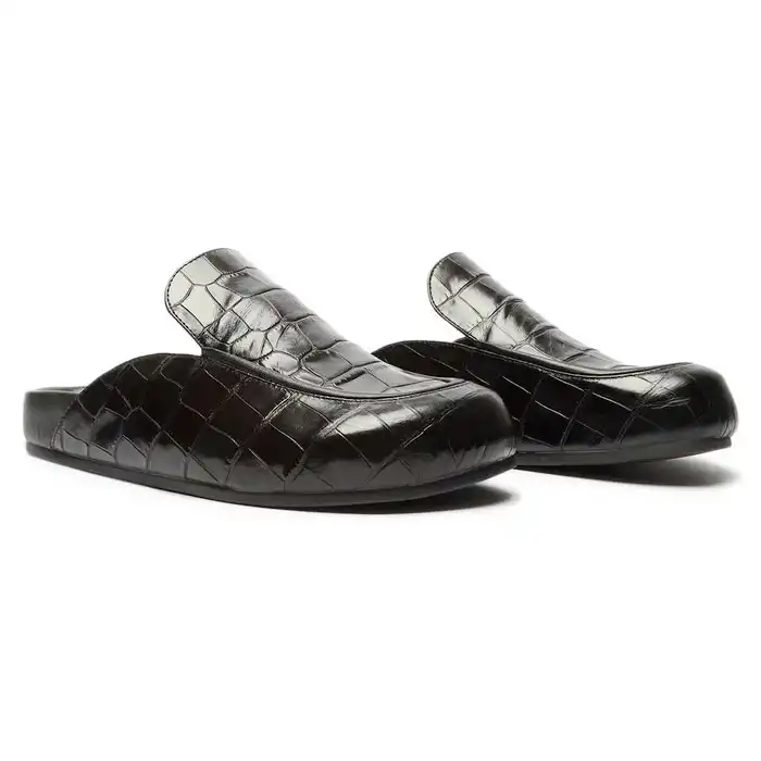 Calc-Fsr  Wide Croco -Black