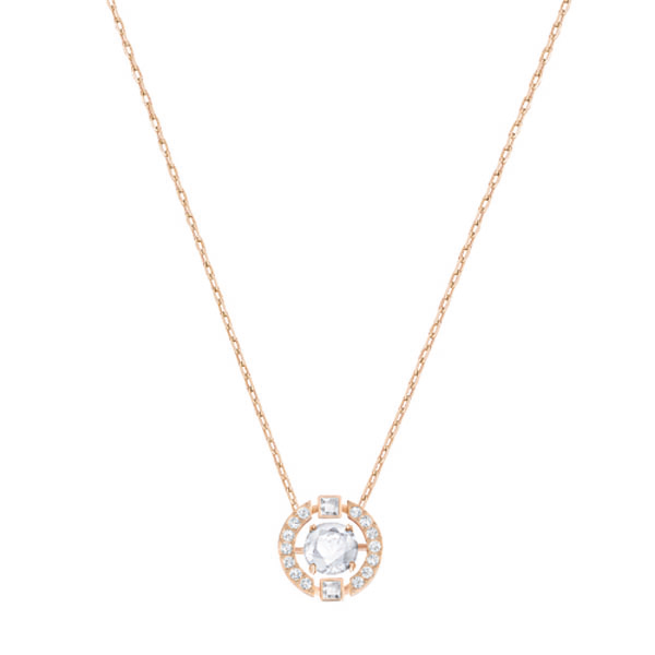 SS SPARKLING DC:NECKLACE CZWH/CRY/ROS