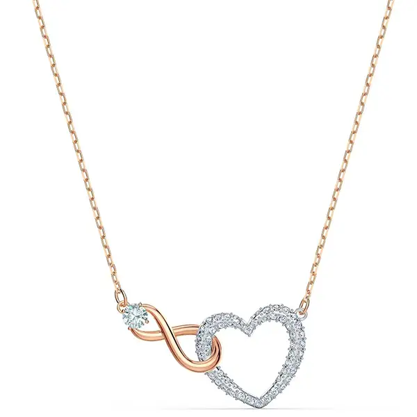 Ss Swa Infinity:Necklace Cry/Czwh/Mix