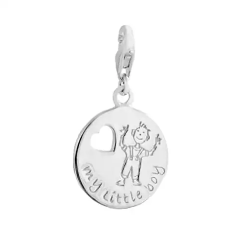 Charm MY LITTLE BOY, plata de ley 925, liso