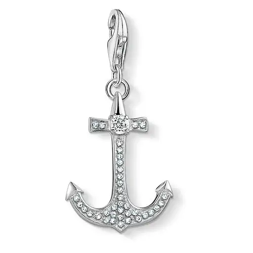 "Charm pendant ""Anchor"", 925 Sterling Silver"