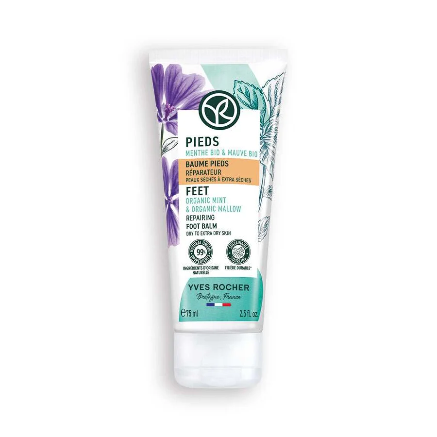 BALSAMO DE PIES REPARADOR - MENTA BIO Y MALVA BIO - PIELES SECAS Y EXTRA SECAS