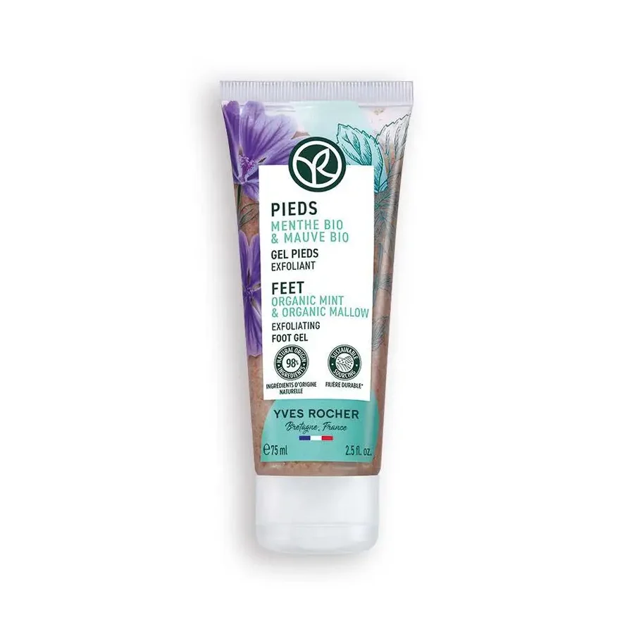 EXFOLIANTE DE PIES MALVA BIO Y MENTA BIO
