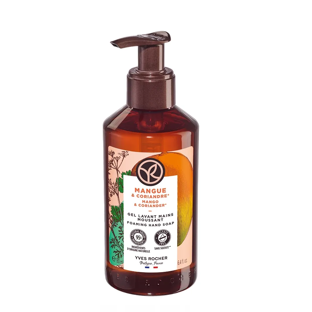 BN JABON LIQUIDO PARA MANOS MANGO Y CILANTRO FRASCO 190ML