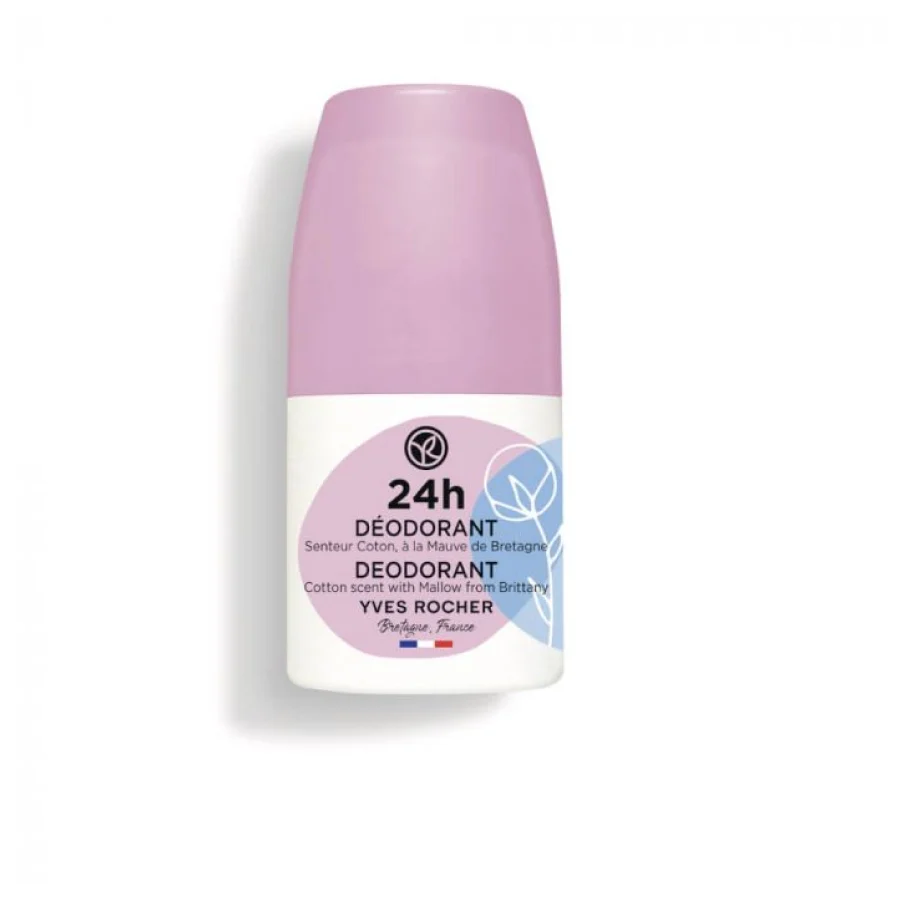 DESODORANTE 24H ALGODON MAUVE ROLL ON 50ML