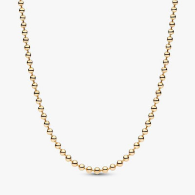 14k gold-plated ball chain