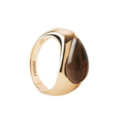 Quartz Luna Stamp Ring