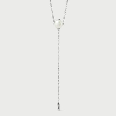 Pearl Stella Silver necklace