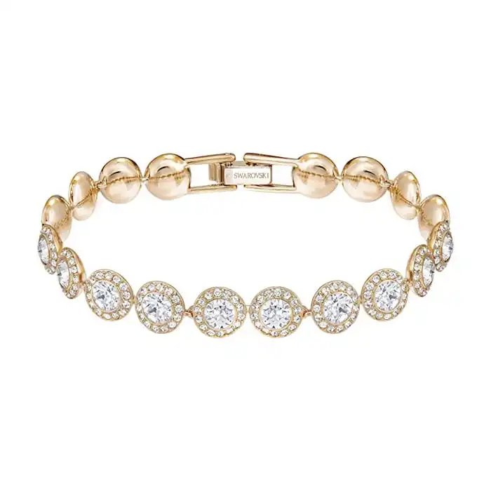 Swarovski Jewelry Angelic Bracelet White Gold Tone Plated 5505469 – Biggs  Ltd